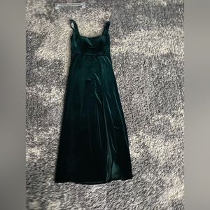 Jenny Yoo Mara size 14 and size 12 Emerald Stretch Velvet